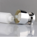 LOW MOQ flacone pompa per lozione airless siero di plastica bianca per cosmetici 30 ml 40 ml 50 ml